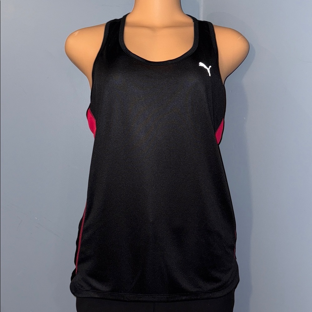 Puma Black Athletic Tank Top - Size Large